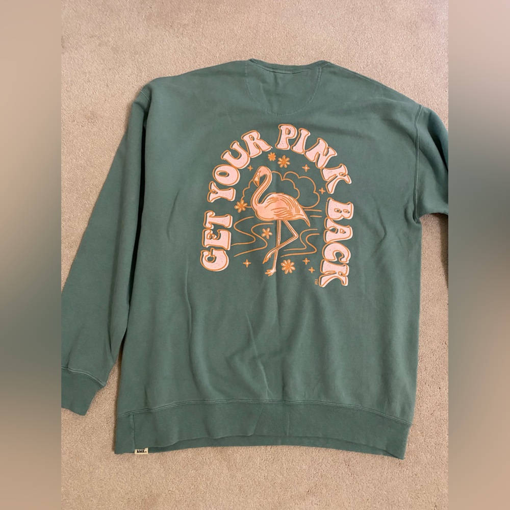 GET YOUR PINK BACK crew neck sweatshirt